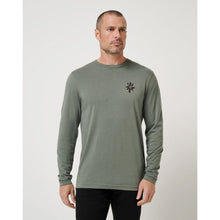 TravisMathew Big Bay Men's Olive Long Sleeve Shirt