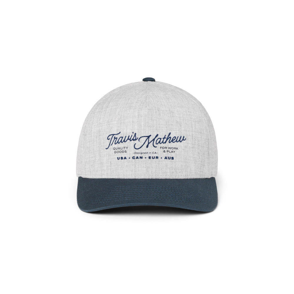 Travis Mathew Perfect Plan Hat Grey Hat