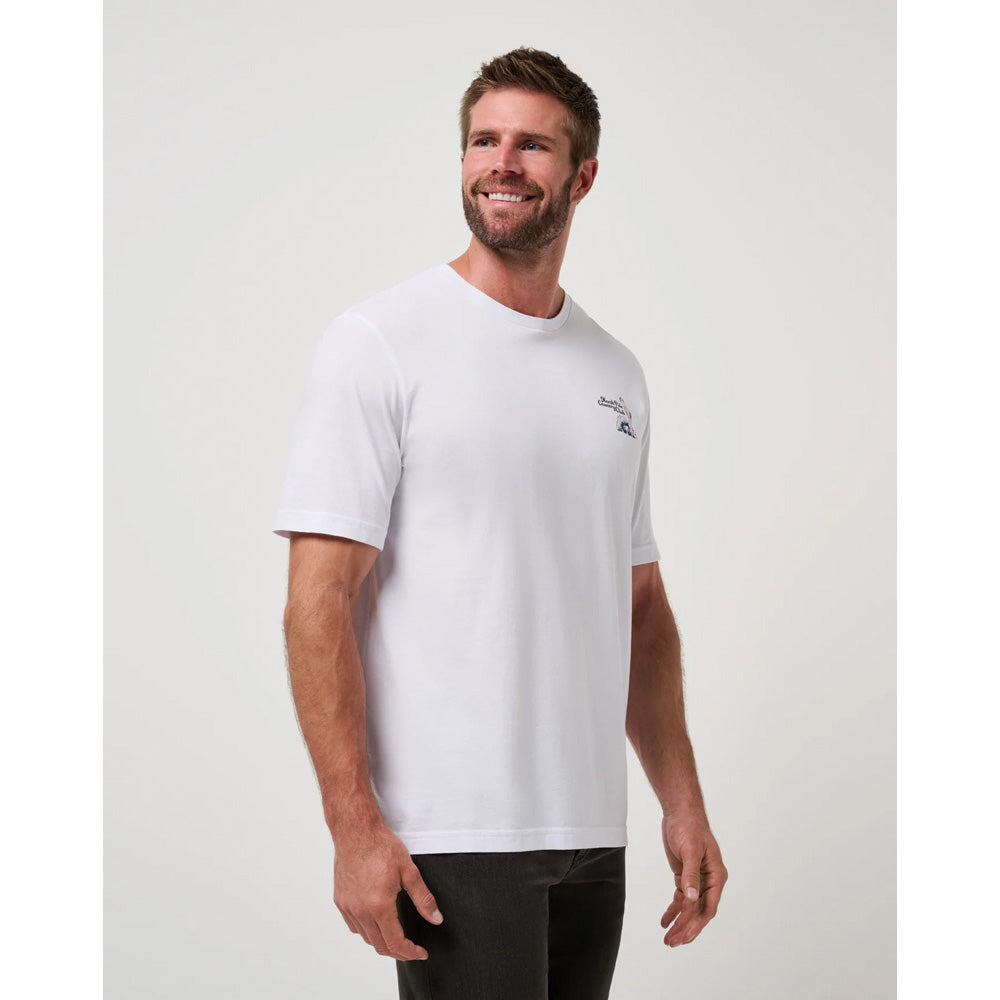TravisMathew Holly Jollies Men's White T Shirt