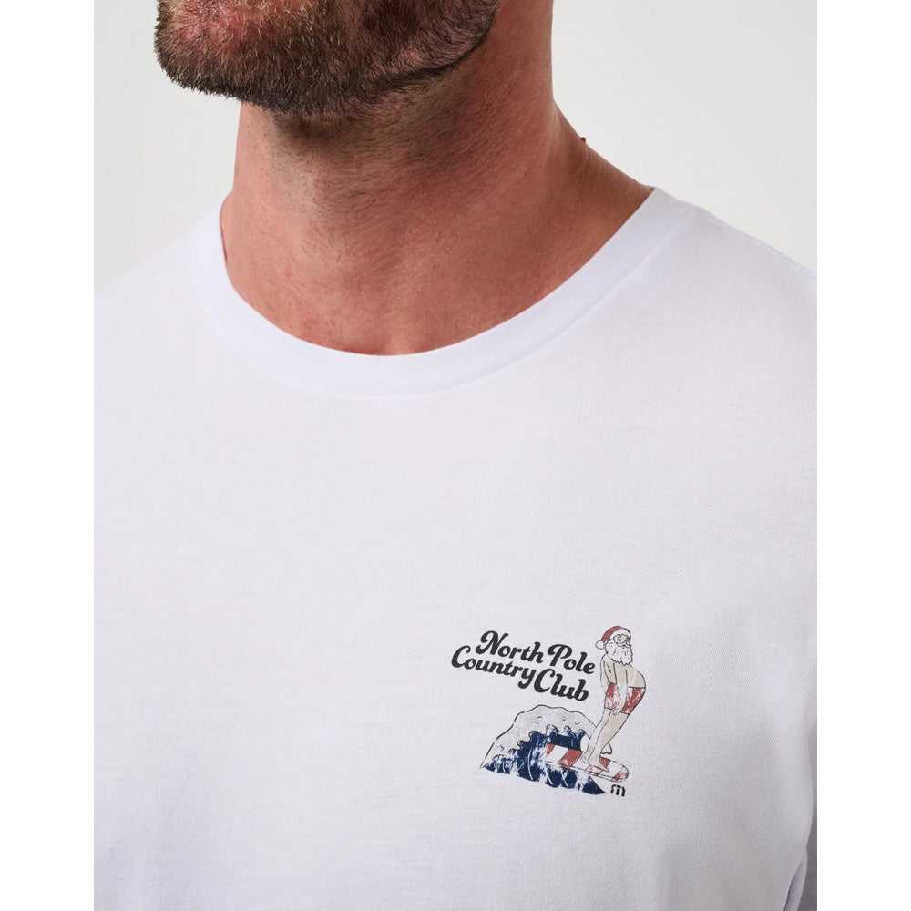 TravisMathew Holly Jollies Men's White T Shirt