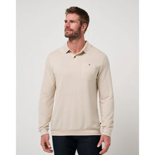 TravisMathew December First Men's Tan Polo Shirt
