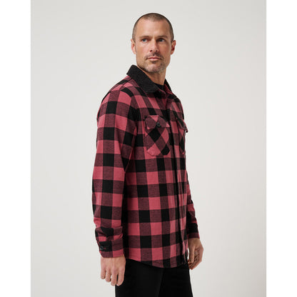 TravisMathew Winterize Men's Red Button Up Jacket