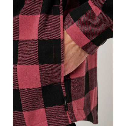 TravisMathew Winterize Men's Red Button Up Jacket