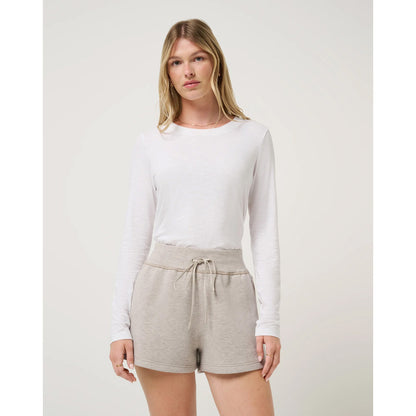 TravisMathew Cloud Women's White Long Sleeve Shirt