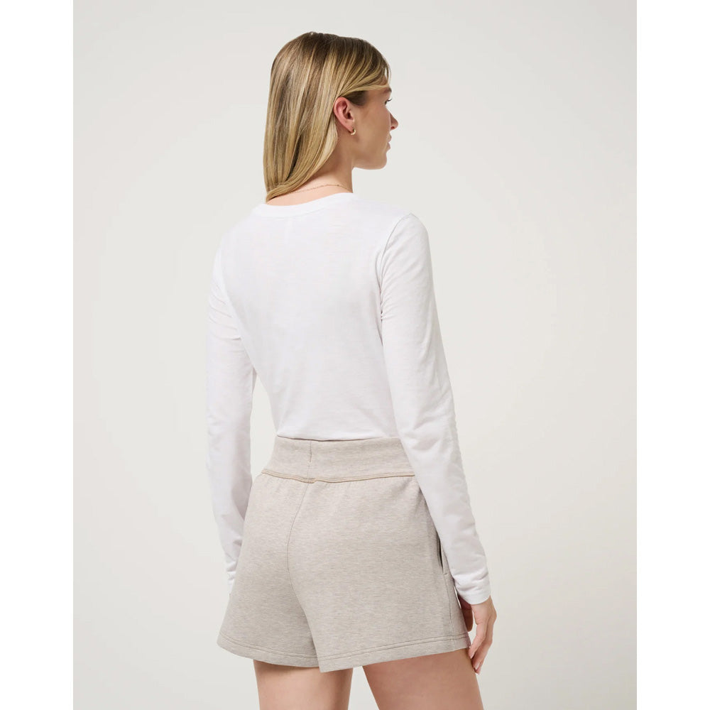 TravisMathew Cloud Women's White Long Sleeve Shirt