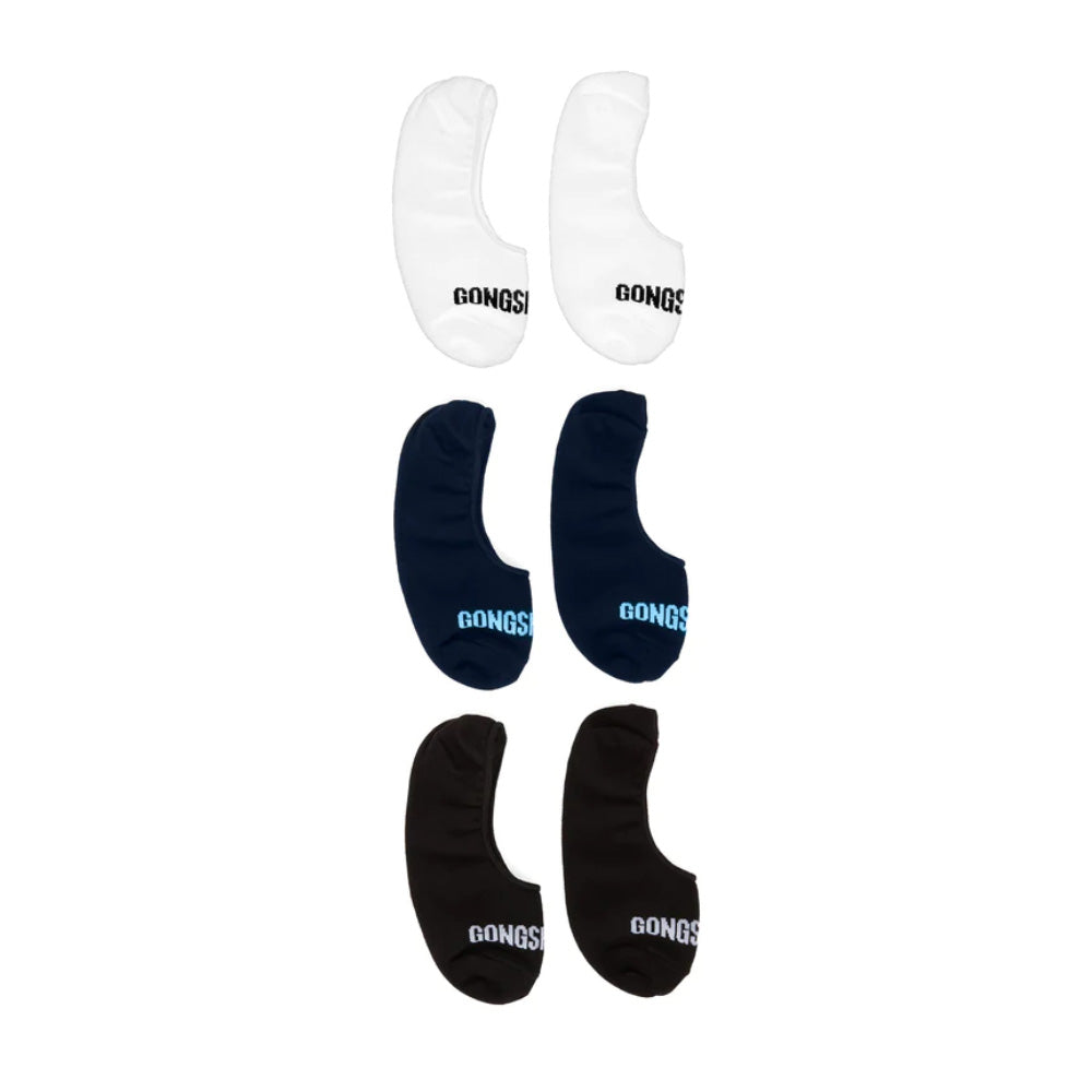 GONGSHOW NO SHOWSIE SOCKS MULTI-COLOUR 3PK
