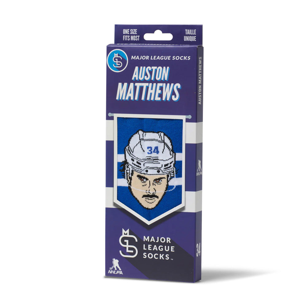 MAJOR LEAGUE SOCKS TORONTO MAPLE LEAFS AUSTON MATTHEWS SOCKS