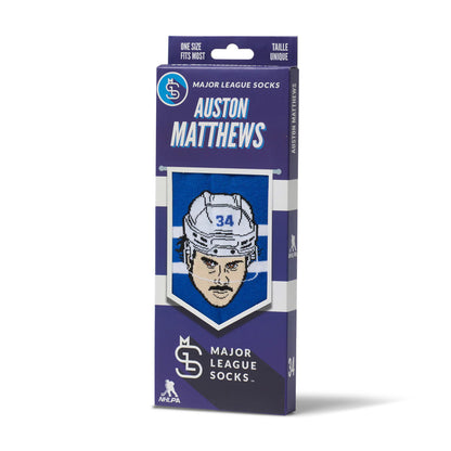 MAJOR LEAGUE SOCKS TORONTO MAPLE LEAFS AUSTON MATTHEWS SOCKS
