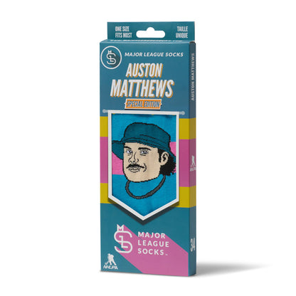 MAJOR LEAGUE SOCKS TORONTO MAPLE LEAFS AUSTON MATTHEWS SPECIAL EDITION SOCKS