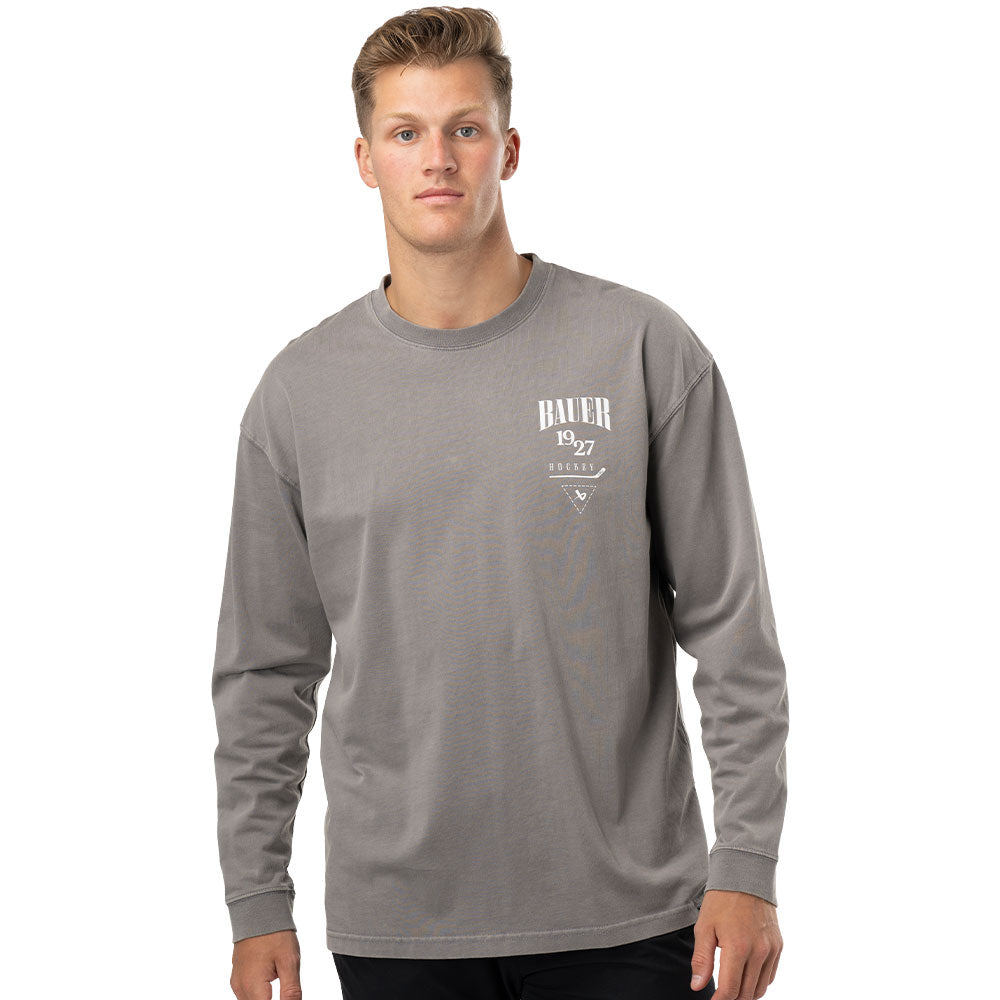 Bauer Acid Wash Adult Long Sleeve Shirt - Main Image