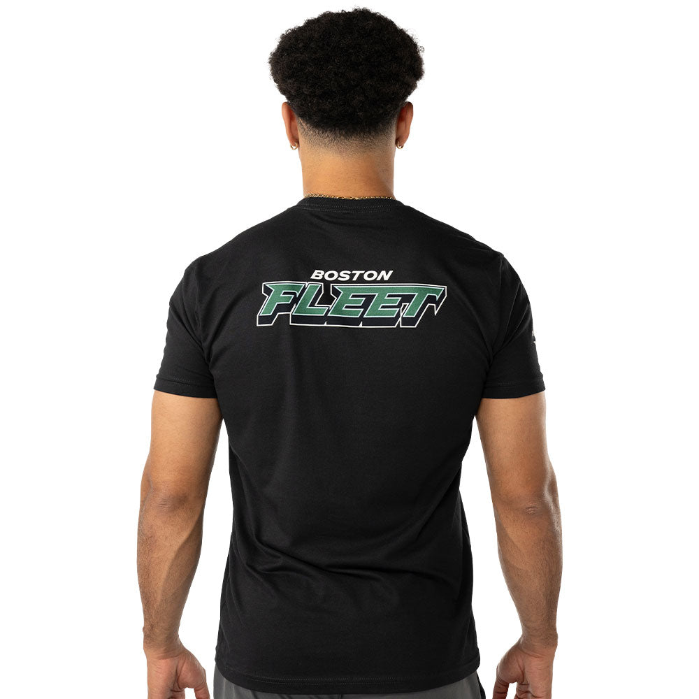 BAUER BOSTON FLEET ADULT BLACK T SHIRT
