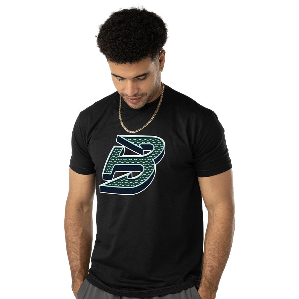 BAUER BOSTON FLEET ADULT BLACK T SHIRT