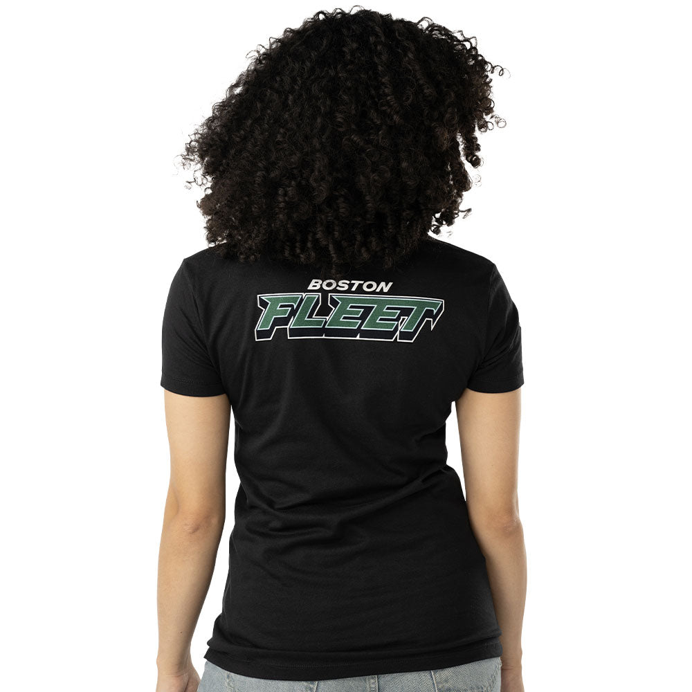 BAUER BOSTON FLEET WOMEN'S BLACK T SHIRT