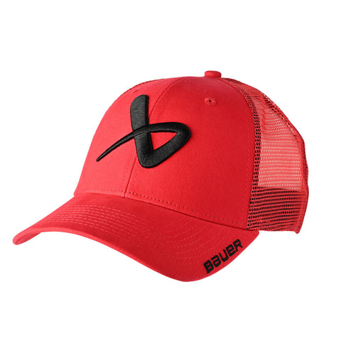 BAUER CORE RED ADJUSTABE HAT