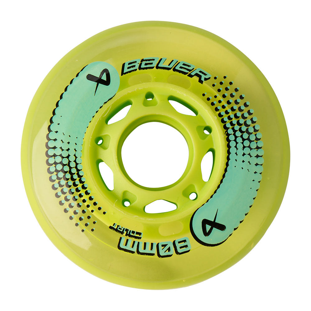 BAUER COURT 59MM/76A ROLLER HOCKEY WHEELS - 4 PACK