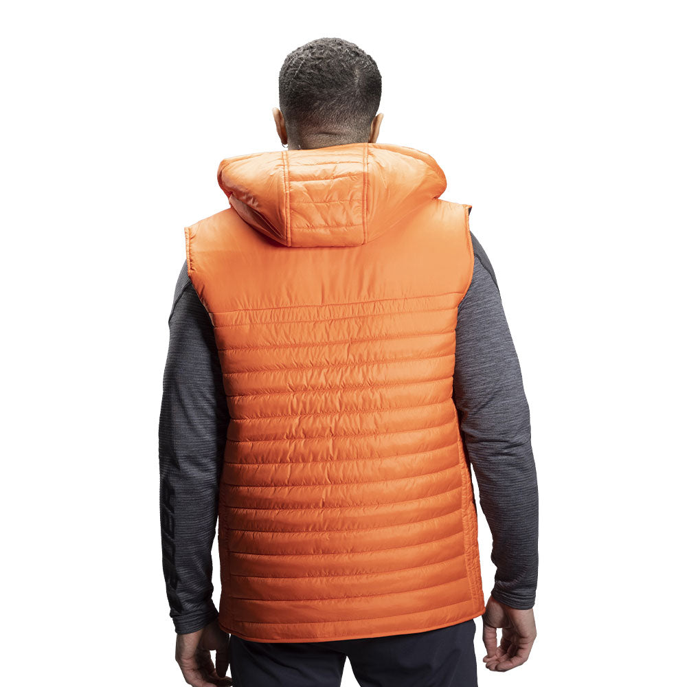 BAUER FLC HOODED PUFFER CAYENNE VEST