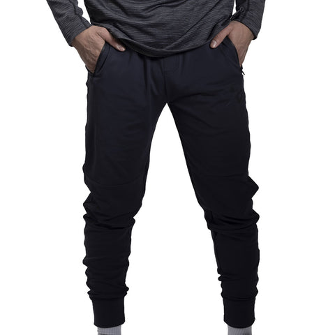 BAUER FLC PERFORMANCE WARMTH ADULT BLACK JOGGERS