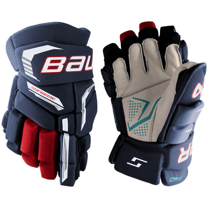 Bauer Supreme F40 Junior Hockey Gloves