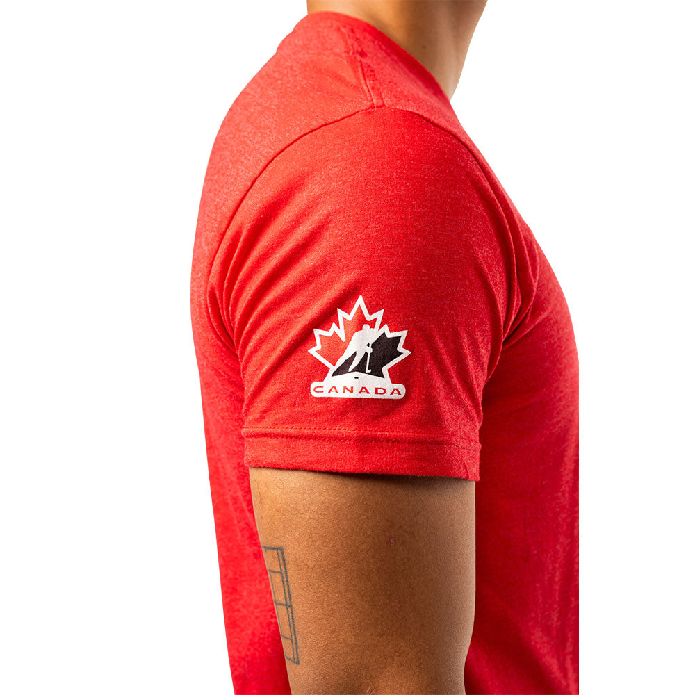 BAUER HOCKEY CANADA GRAPHIC ADULT RED T SHIRT