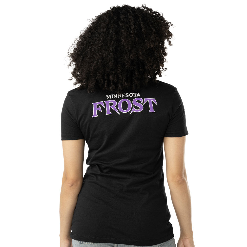 BAUER MINNESOTA FROST WOMEN'S BLACK T SHIRT
