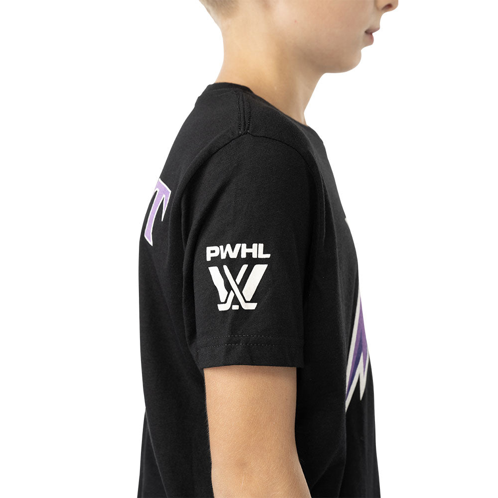 BAUER MINNESOTA FROST YOUTH BLACK T SHIRT