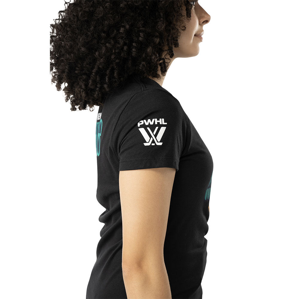 BAUER NEW YORK SIRENS WOMEN'S BLACK T SHIRT