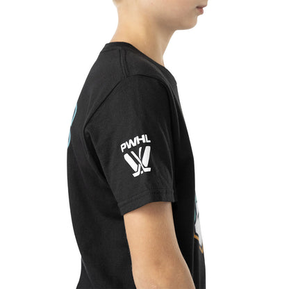 BAUER NEW YORK SIRENS YOUTH BLACK T SHIRT