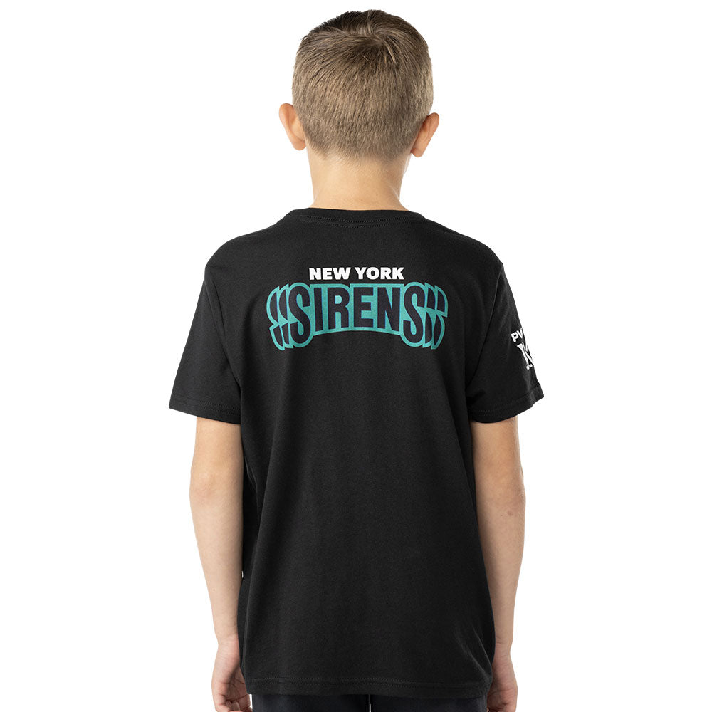 BAUER NEW YORK SIRENS YOUTH BLACK T SHIRT