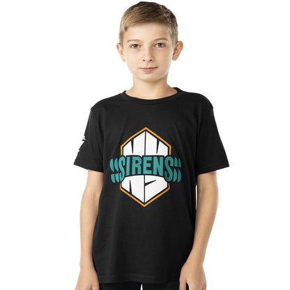 BAUER NEW YORK SIRENS YOUTH BLACK T SHIRT