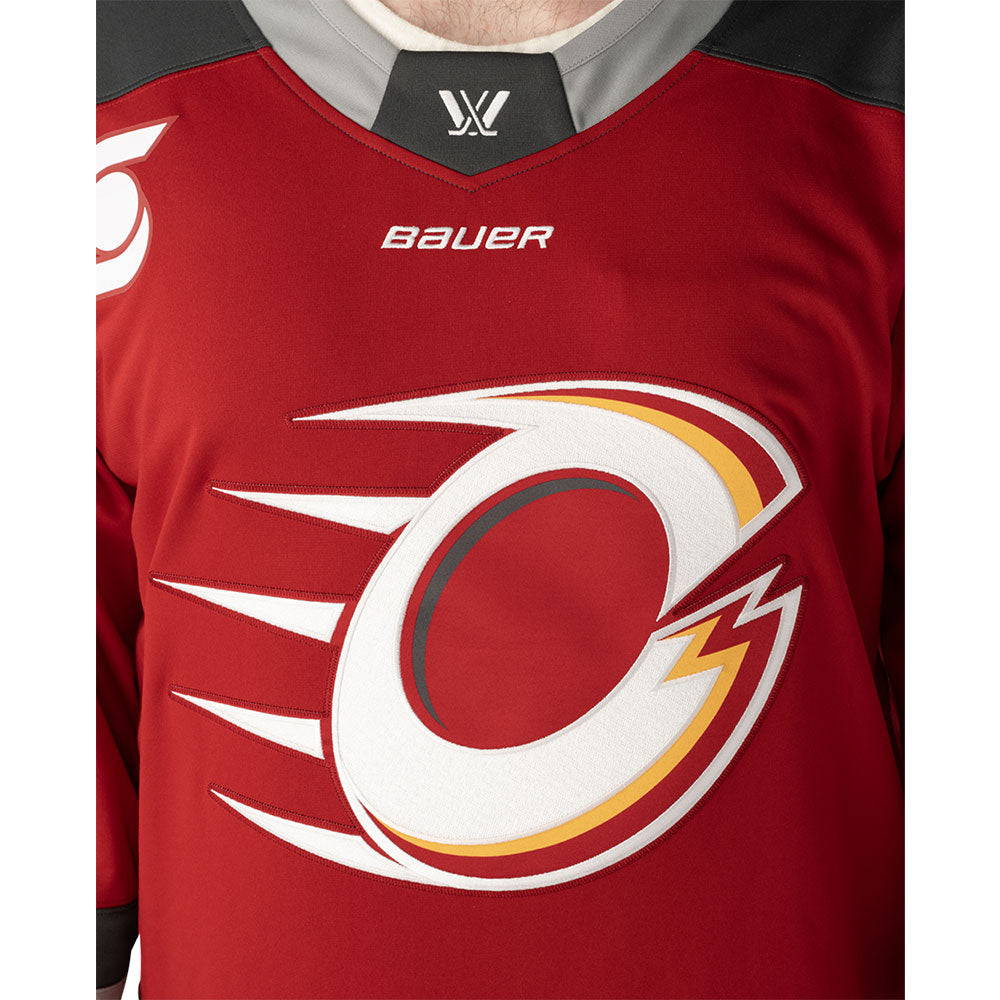 BAUER OTTAWA CHARGE ADULT REPLICA HOME JERSEY