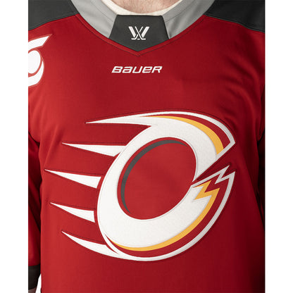 BAUER OTTAWA CHARGE ADULT REPLICA HOME JERSEY