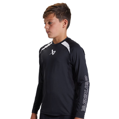 BAUER PERFORMANCE YOUTH LONG SLEEVE BL SHIRT