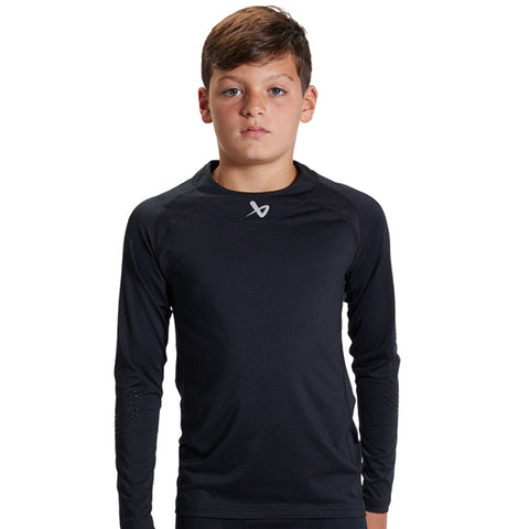 BAUER PRO YOUTH LONG SLEEVE BL SHIRT