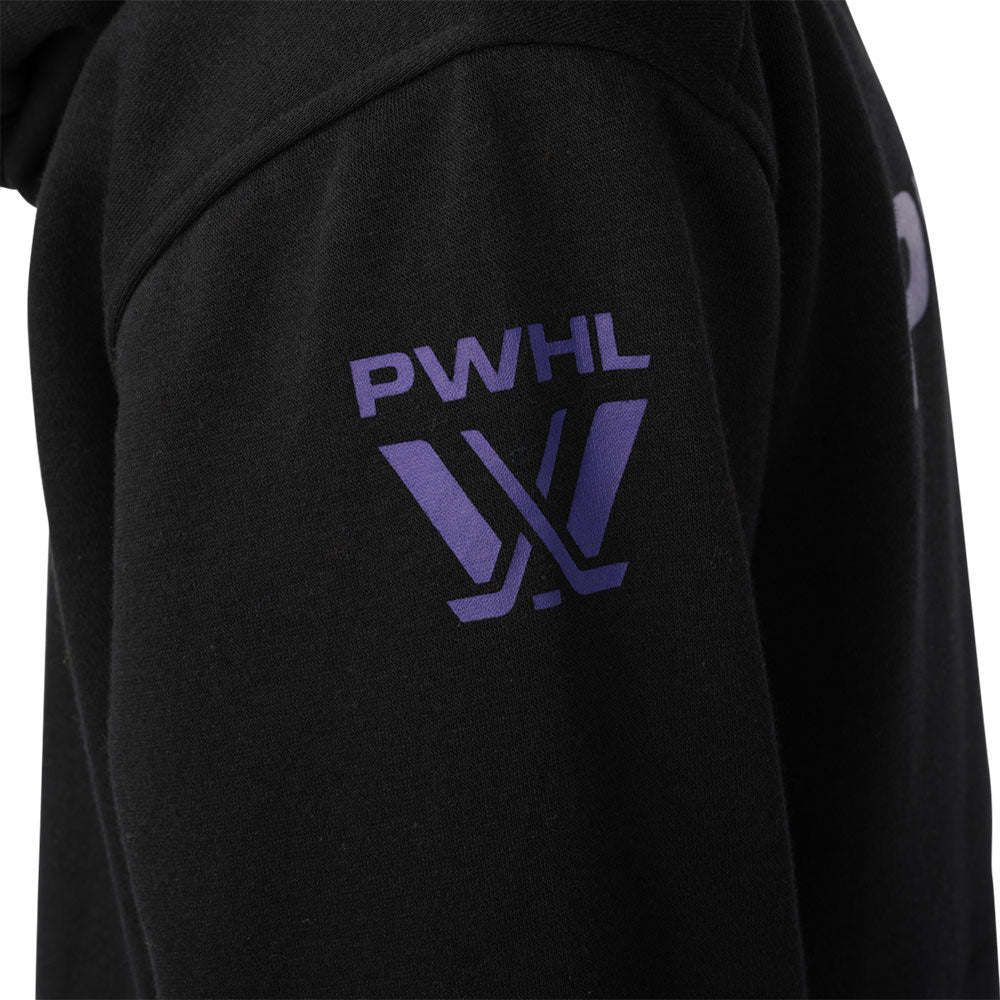 BAUER PWHL LEAGUE ULTIMATE YOUTH BLACK HOODIE