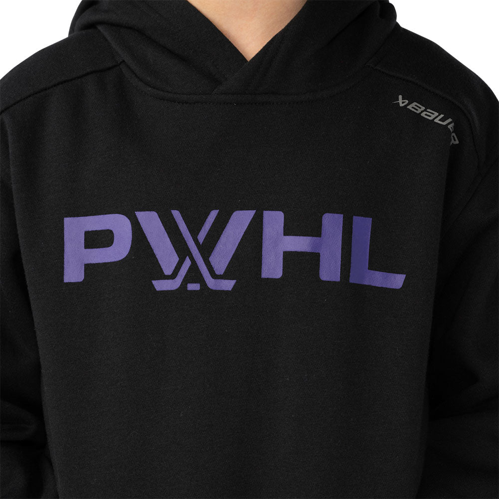 BAUER PWHL LEAGUE ULTIMATE YOUTH BLACK HOODIE