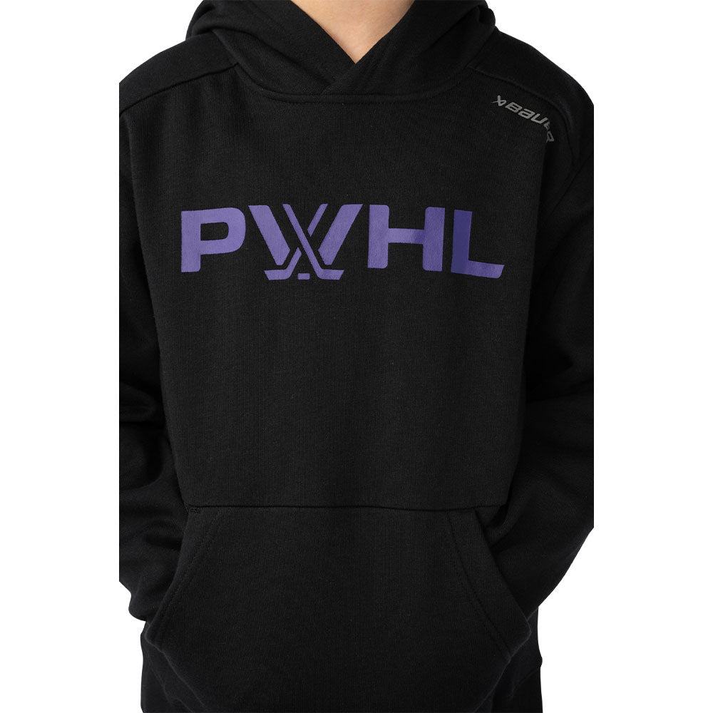 BAUER PWHL LEAGUE ULTIMATE YOUTH BLACK HOODIE
