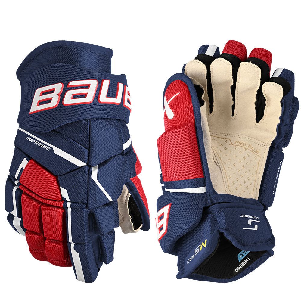 BAUER SUPREME M5PRO SENIOR HOCKEY GLOVES