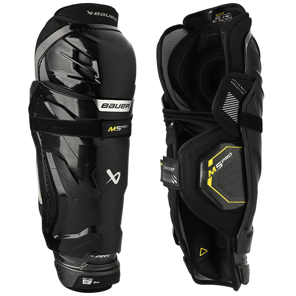 BAUER SUPREME M5PRO INTERMEDIATE HOCKEY SHIN PADS