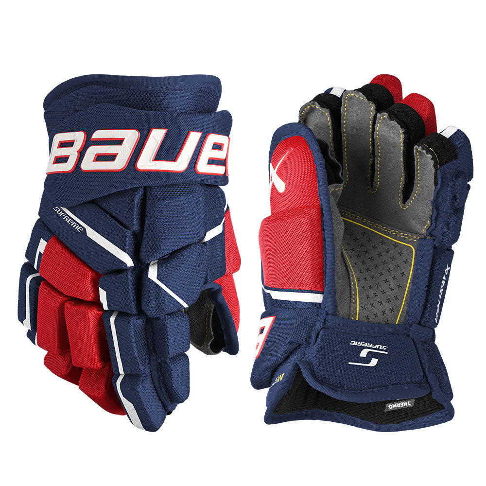 BAUER SUPREME M5PRO JUNIOR HOCKEY GLOVES