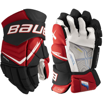 BAUER VAPOR FLYLITE JUNIOR HOCKEY GLOVES