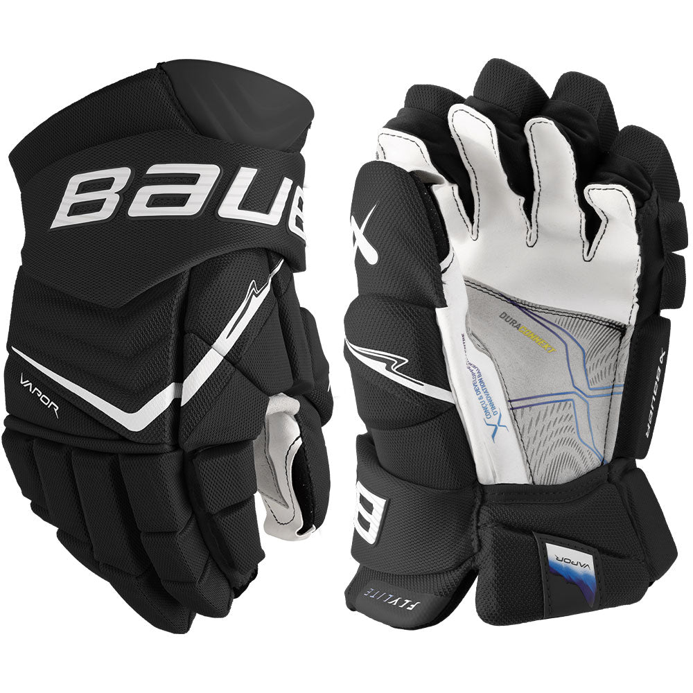 BAUER VAPOR FLYLITE JUNIOR HOCKEY GLOVES
