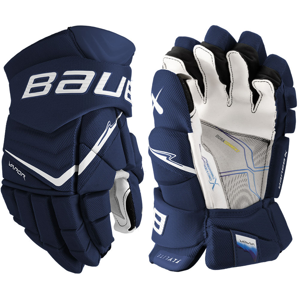 BAUER VAPOR FLYLITE INTERMEDIATE HOCKEY GLOVES