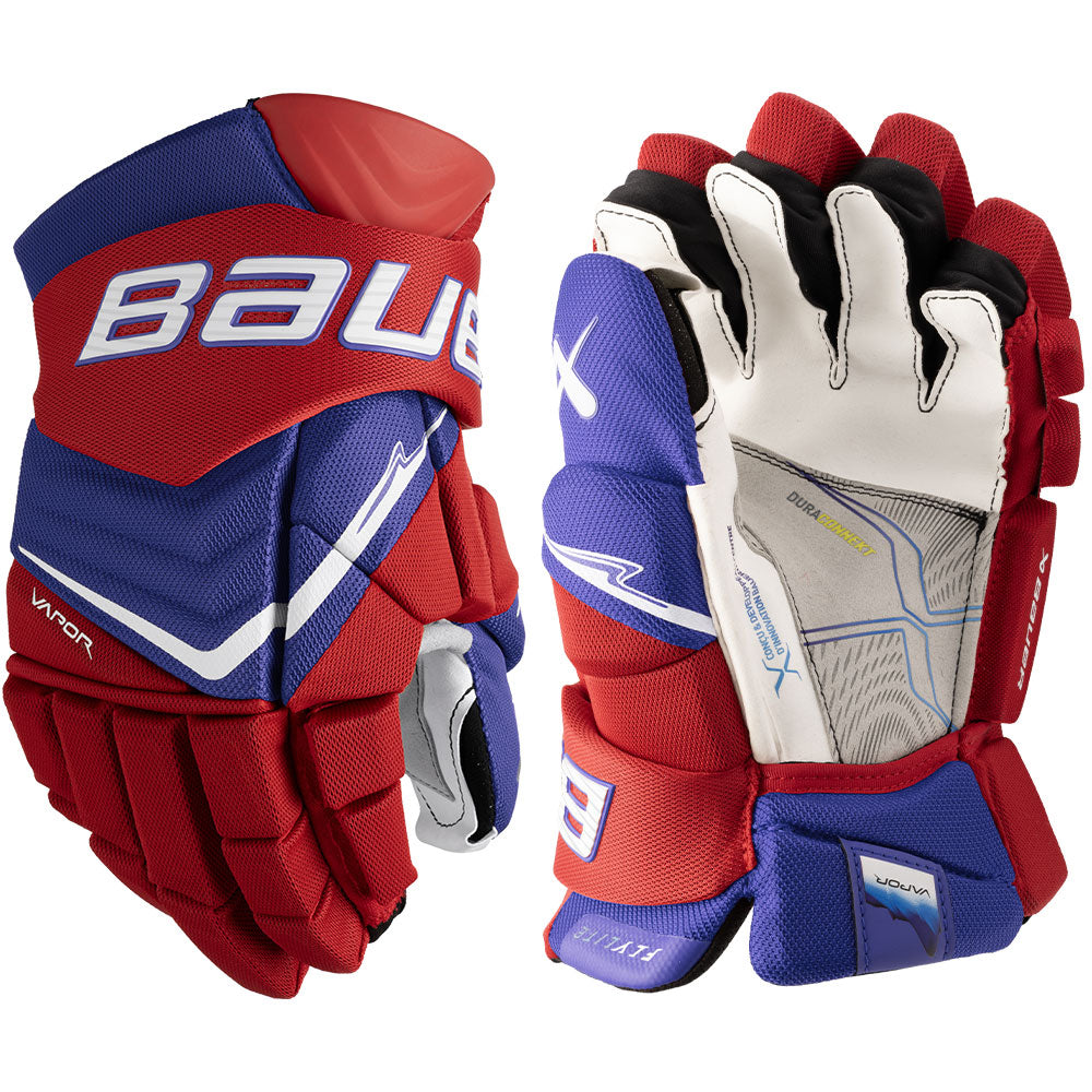 BAUER VAPOR FLYLITE MTO INTERMEDIATE HOCKEY GLOVES