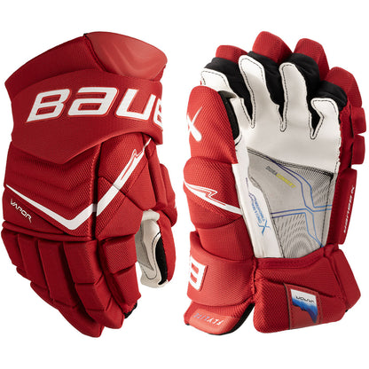 BAUER VAPOR FLYLITE JUNIOR HOCKEY GLOVES