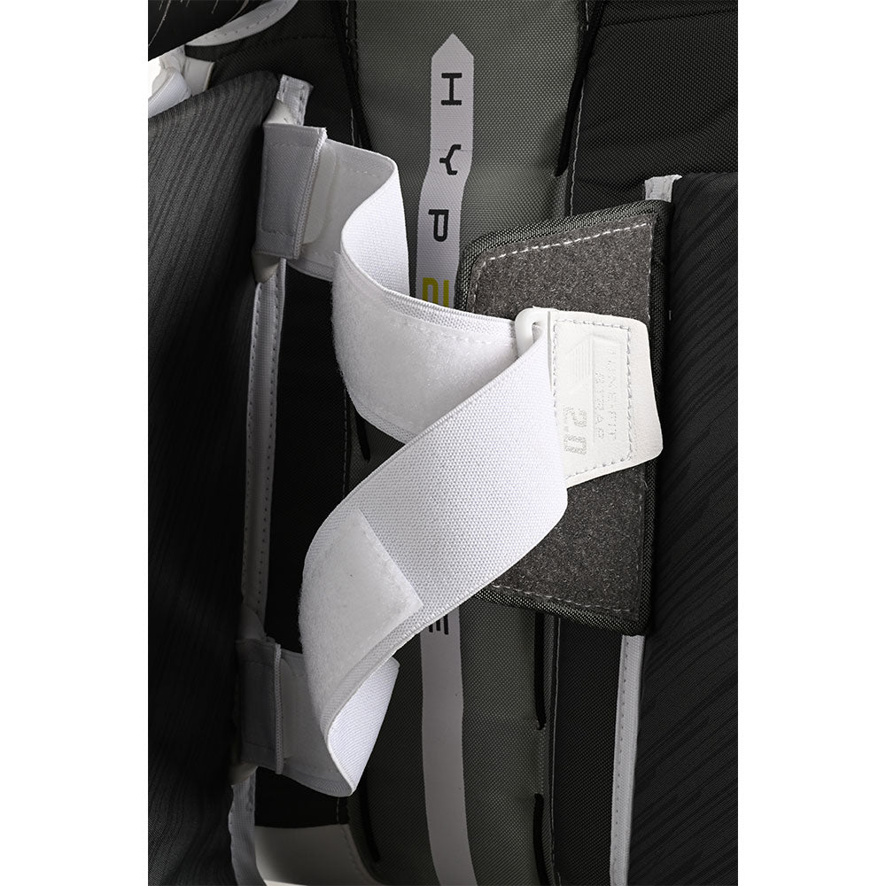 BAUER VAPOR HYPERLITE 2 SENIOR WHITE GOALIE PADS