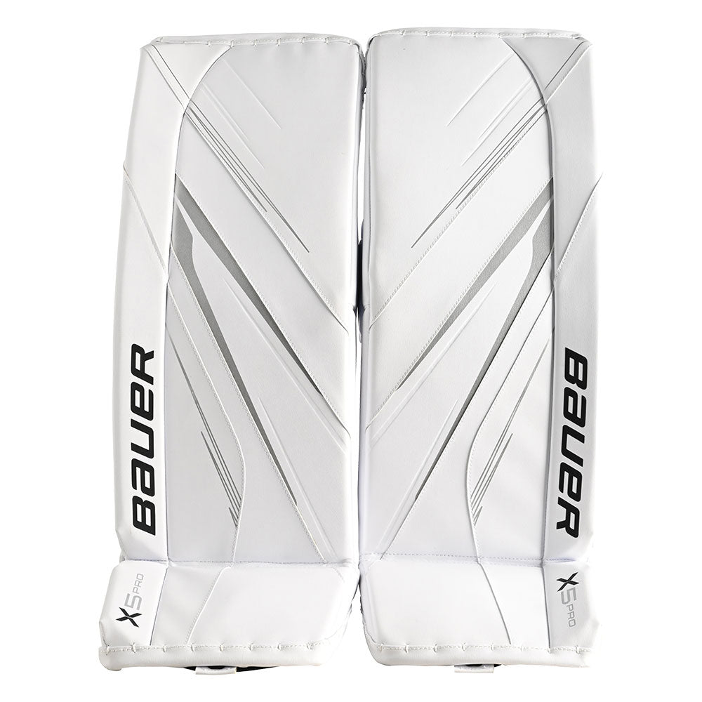 BAUER VAPOR X5 PRO INTERMEDIATE WHITE GOALIE PADS