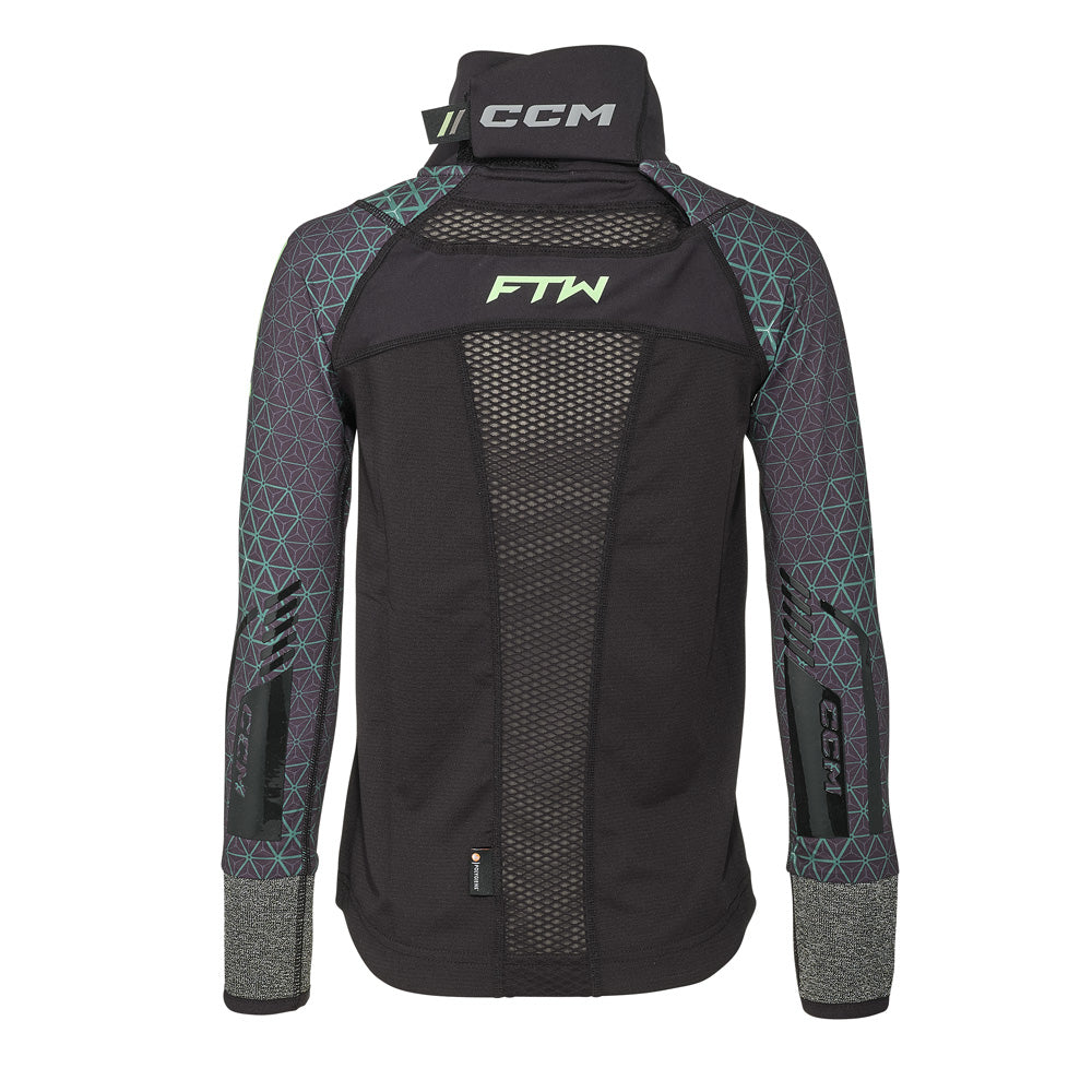 CCM FTW Cut Protection Youth Girl's Long Sleeve Baselayer Shirt