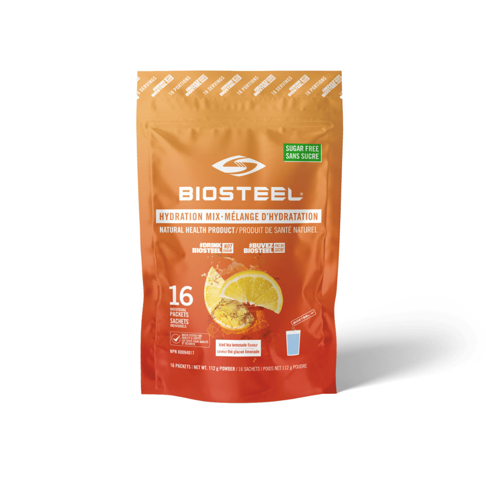 Biosteel Hydration Mix 16 Count Bag - Iced Tea Lemonade