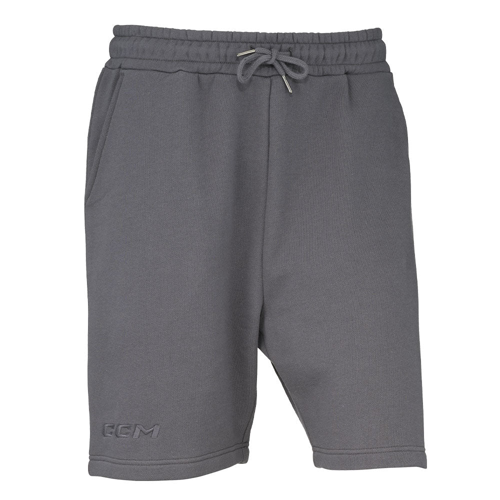 CCM ADULT CORE GREY FLEECE SHORTS