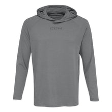 CCM ADULT LONG SLEEVE GREY TRAINING HOODIE